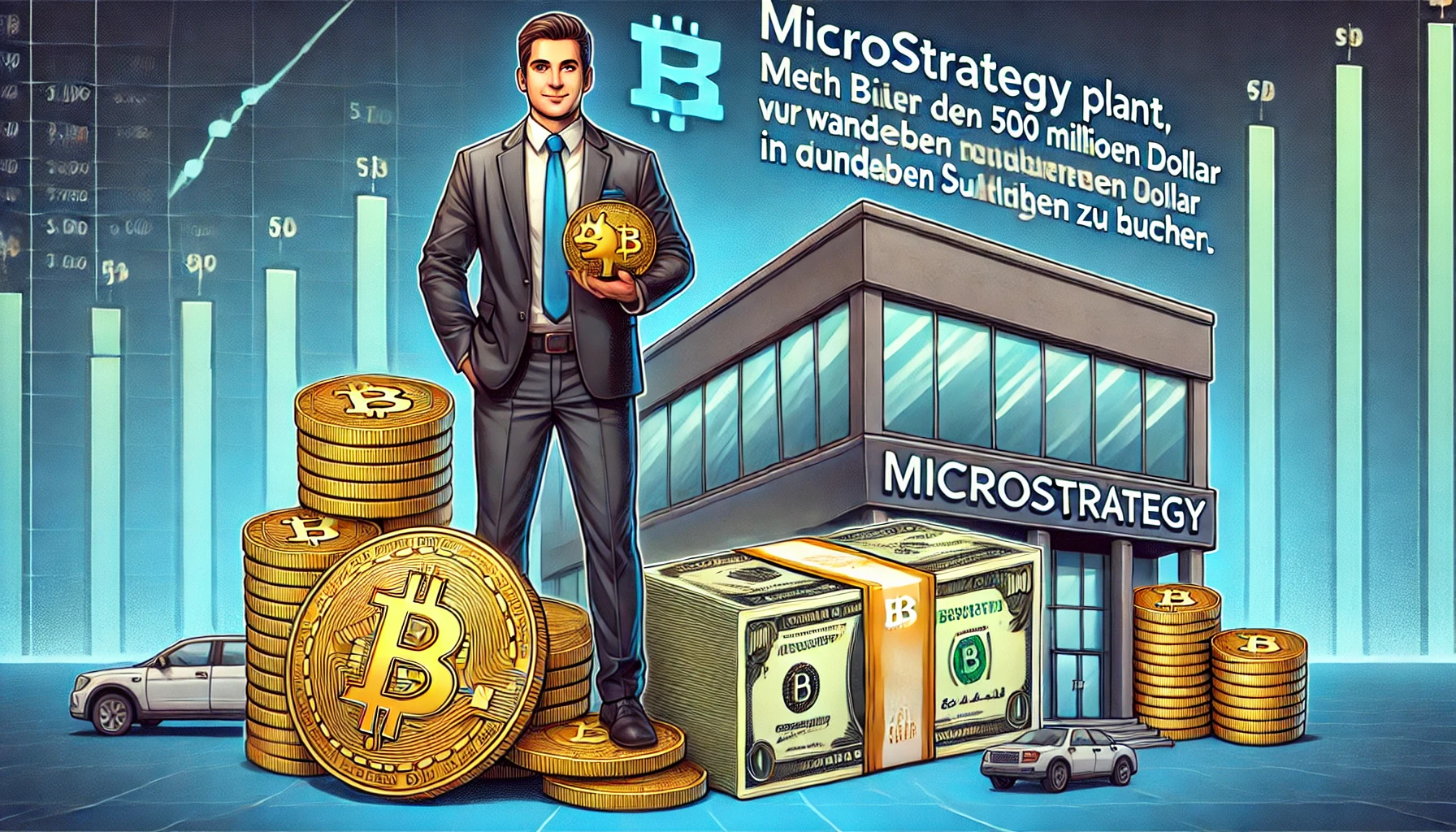 MicroStrategy plant, durch den Verkauf von 500 Millionen Dollar in wandelbaren Schuldverschreibungen mehr Bitcoin zu kaufen.