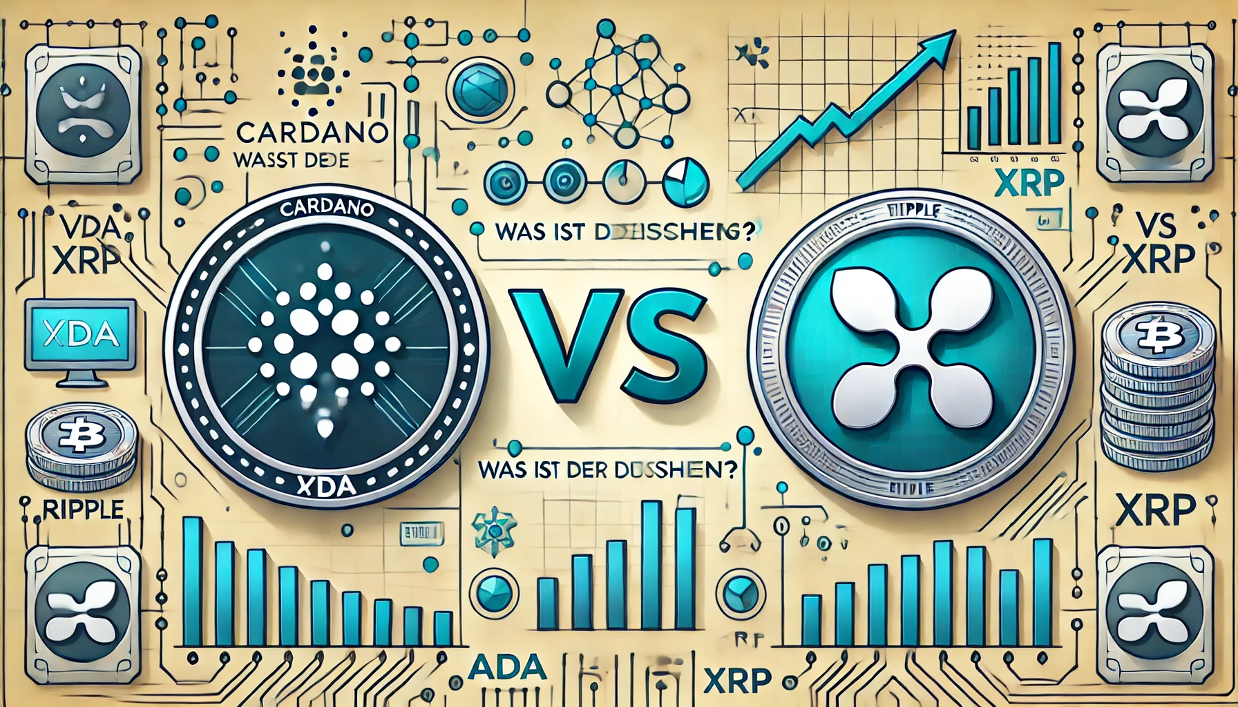 Cardano (ADA) vs Ripple (XRP): Was ist der Unterschied?