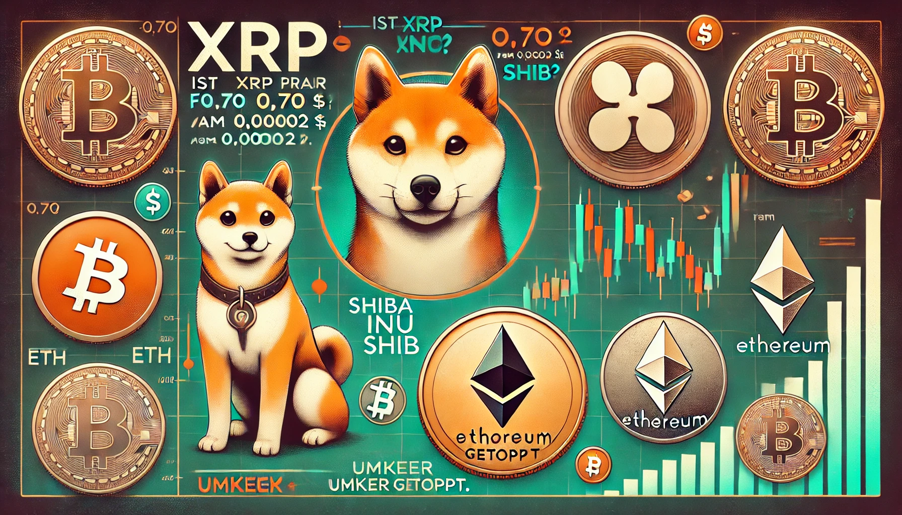 Ist XRP bereit für 0,70 $? Shiba Inu (SHIB) am Rande von 0,00002 $, Ethereum (ETH) Umkehr gestoppt