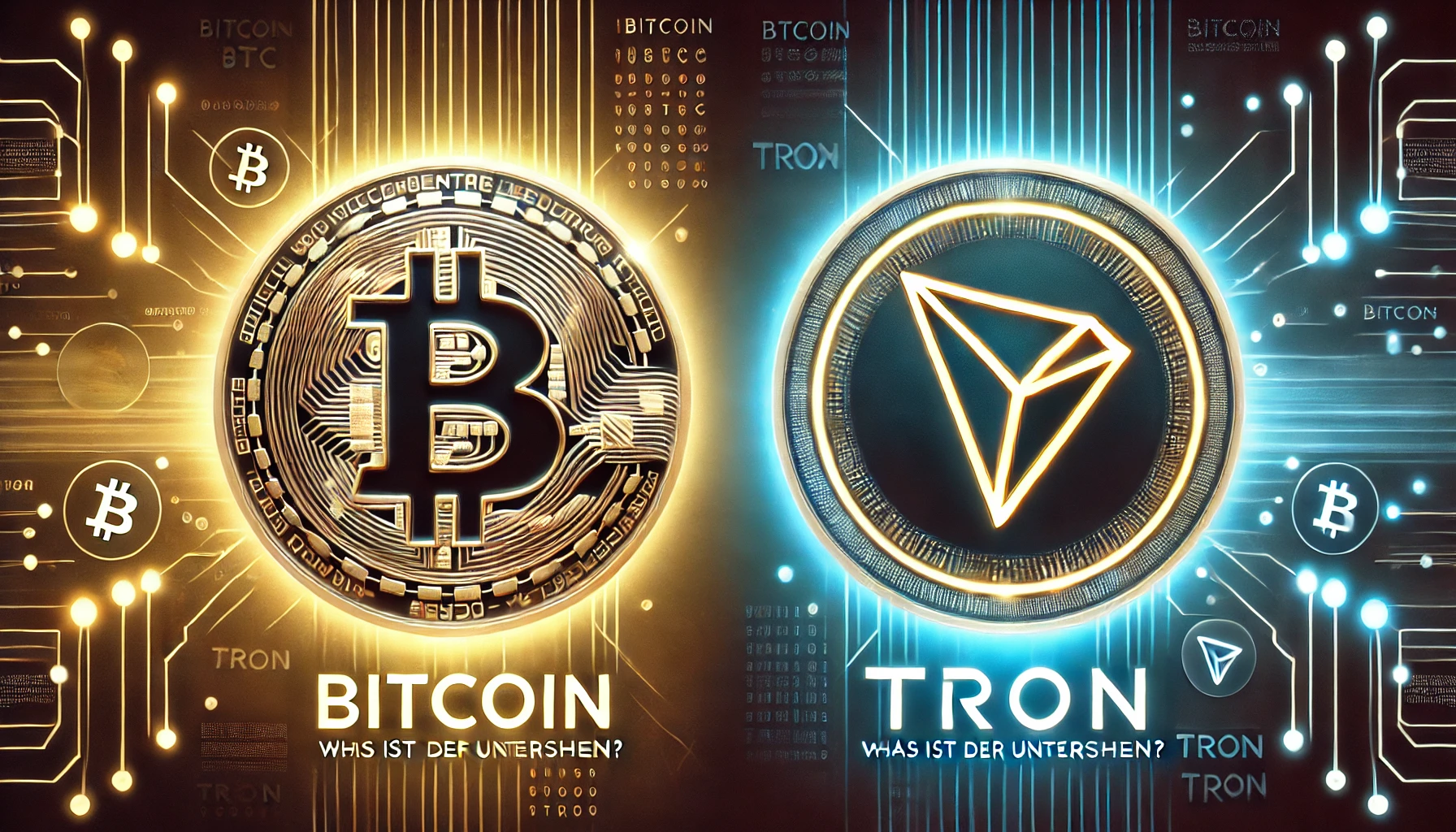 Bitcoin (BTC) vs Tron (TRX): Was ist der Unterschied?