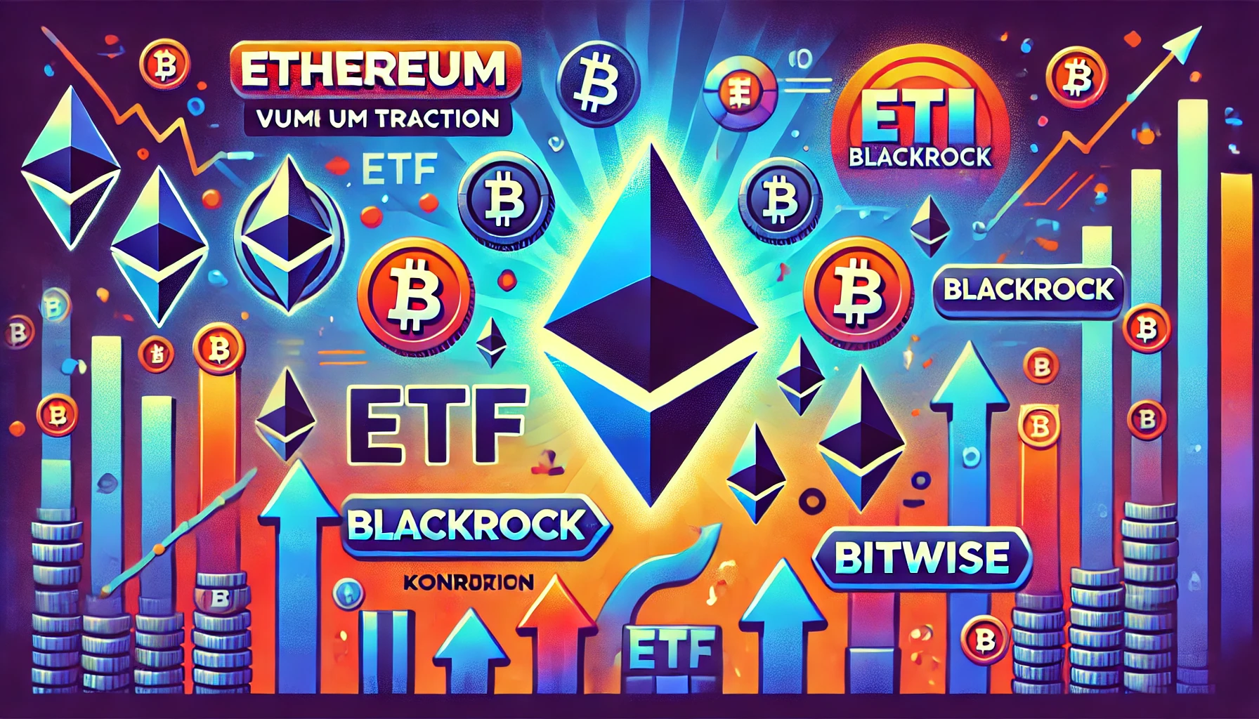 Ethereum-ETF kämpft um Traktion, während BlackRock gegen Bitwise konkurriert