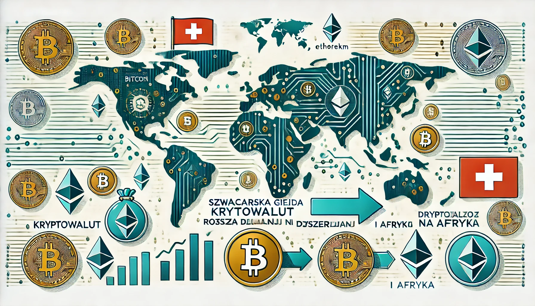 Szwajcarska giełda kryptowalut rozszerza działalność na Azję i Afrykę