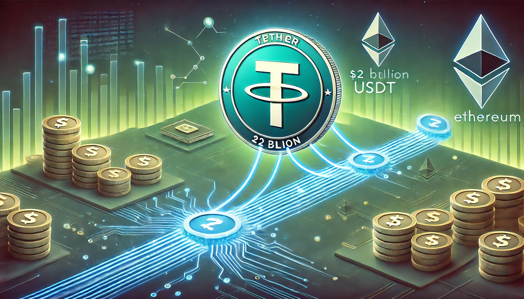 Tether verlagert $2 Milliarden USDT auf Ethereum für besseres Liquiditätsmanagement