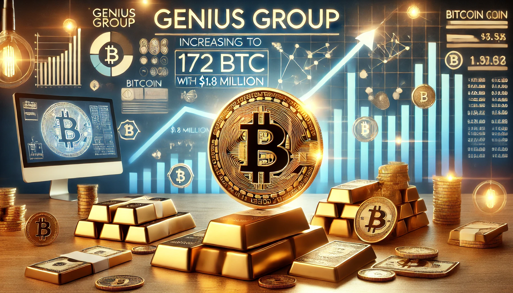 Genius Group erhöht Bitcoin-Bestand auf 172 BTC durch Kauf im Wert von 1,8 Mio. USD