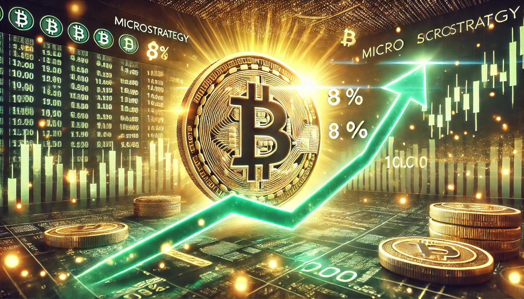 MicroStrategy steigt um 8 %, nachdem Bitcoin die 100.000-Dollar-Marke erreicht