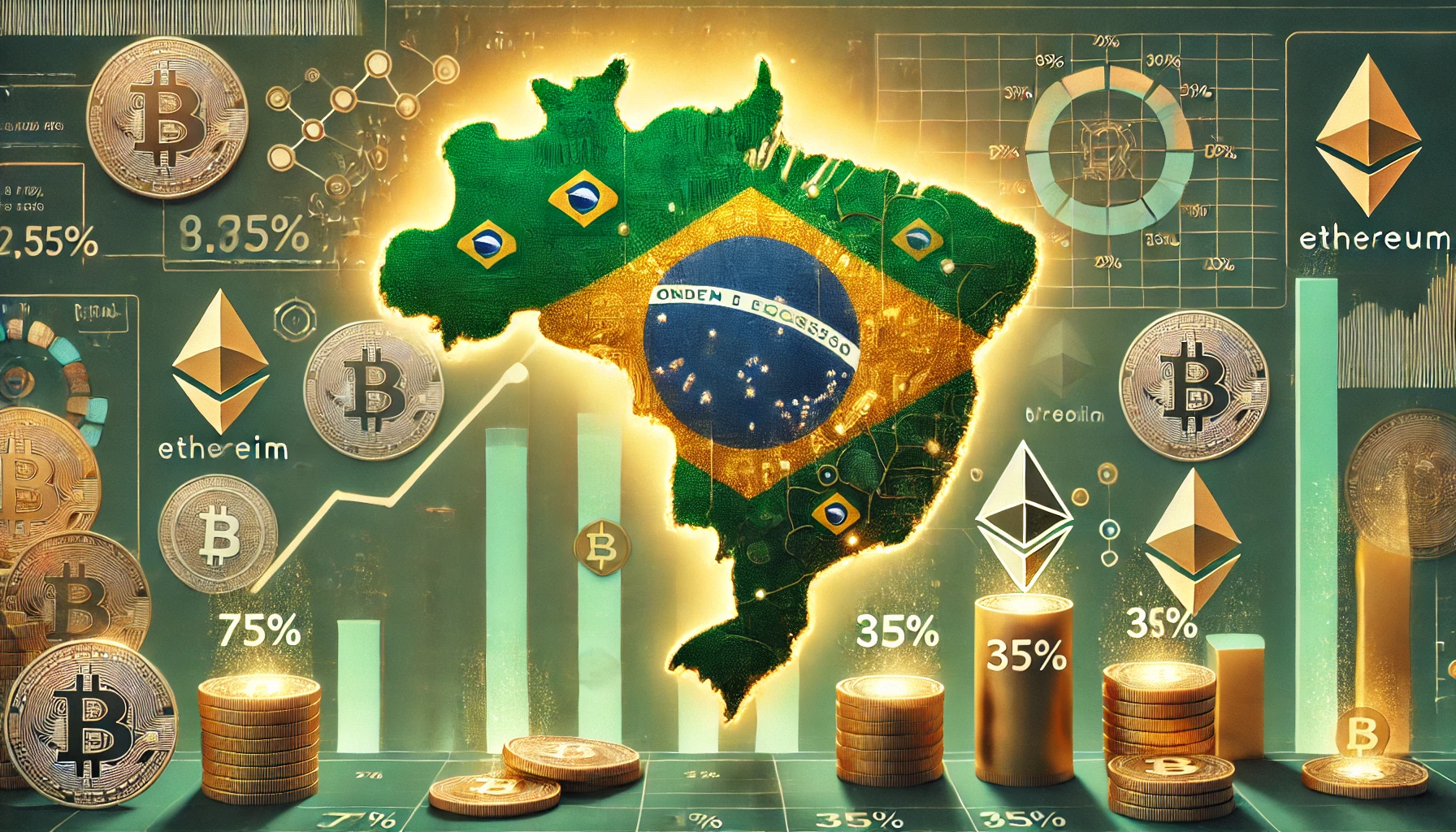 Brasilianer investieren zwischen 7 % und 35 % ihres Vermögens in Krypto – Umfrage