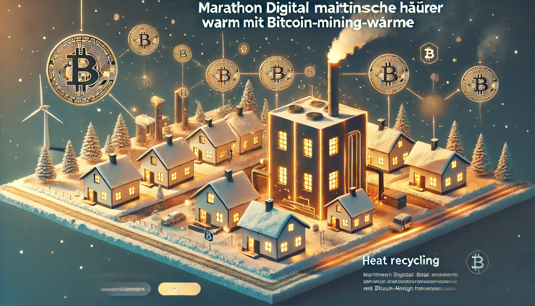 Marathon Digital macht finnische Häuser warm mit Bitcoin-Mining-Wärme