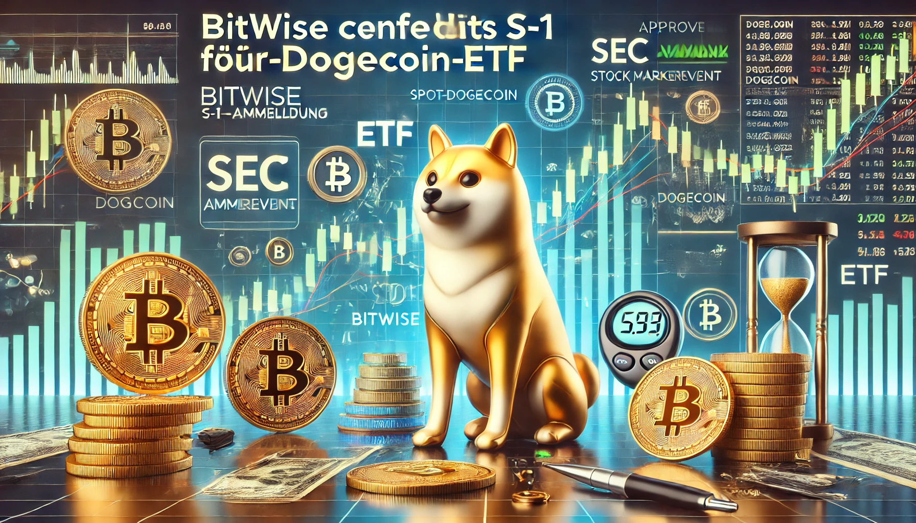 Bitwise bestätigt S-1-Anmeldung für Spot-Dogecoin-ETF