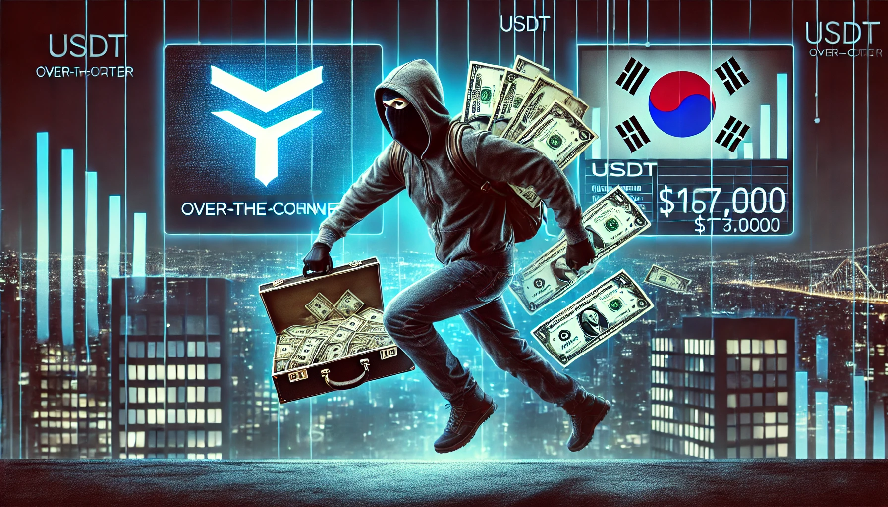 Südkorea: USDT-OTC-„Dieb“ flieht mit 167.000 US-Dollar in bar